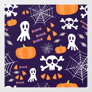 Fun Halloween Pattern Window Cling
