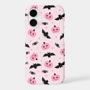 Fun Halloween Pumpkins and Bat Pattern