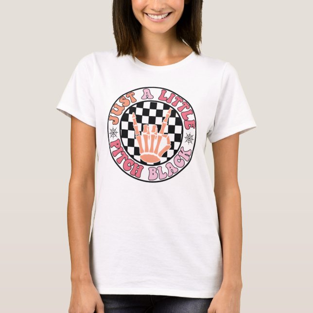 Fun Halloween Spooky | Skeleton Rockstar  T-Shirt (Front)