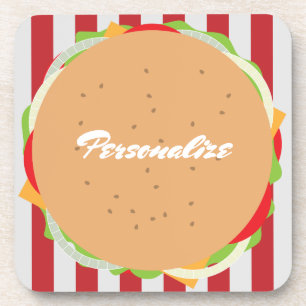 Fun hamburger coaster