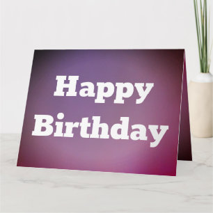 Fun Happy Birthday Card Personalize Text