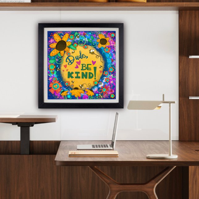 Fun Happy Dude, Be Kind Bumblebee School Poster (Creator Uploaded)