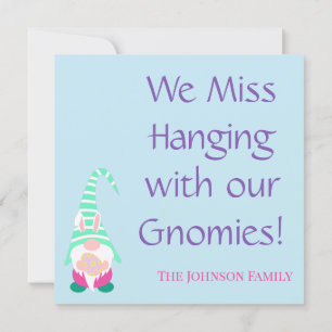 Fun Happy Easter Gnome Personalized Spring Colours