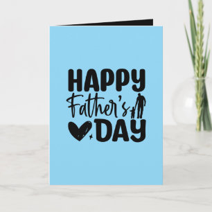 Fun Happy Father's Day customizable Card