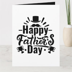 Fun Happy Father's Day customizable Card
