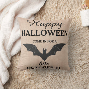 Fun Happy Halloween October 31st Throw Pillow