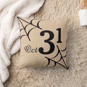 Fun Happy Halloween October 31st Throw Pillow