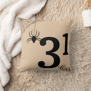 Fun Happy Halloween October 31st Throw Pillow