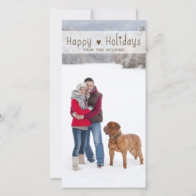 FUN HAPPY HOLIDAYS | HOLIDAY PHOTO CARD (Front)