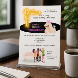 Fun Happy Hour Thursday Invite for Women