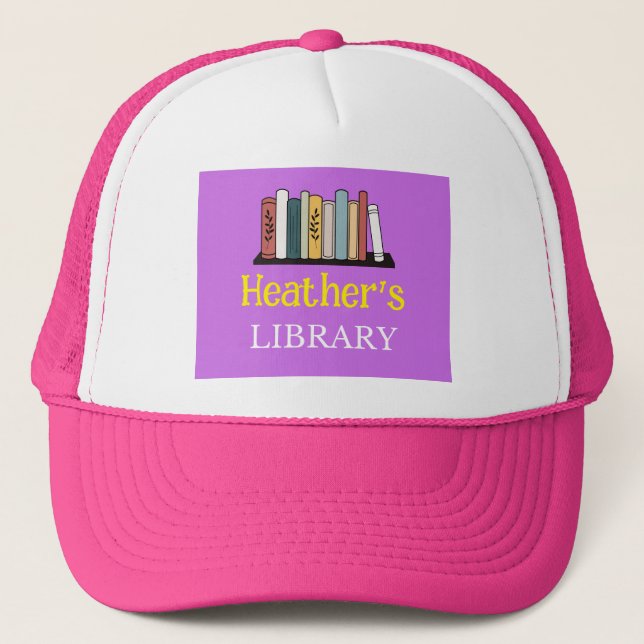 FUN! Hat - Library -  Personalized - Add Name (Front)