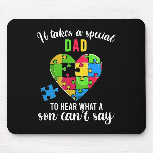 Fun Heart Puzzle  Mouse Pad (Front)