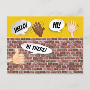 FUN HELLO Postcard