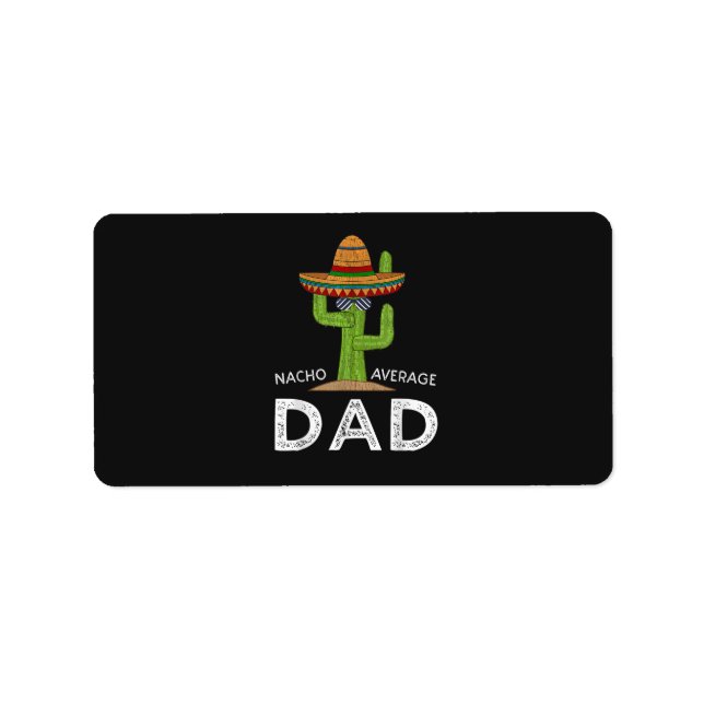 Fun Hilarious Dad Joke _ Funny Saying Dad Label (Front)