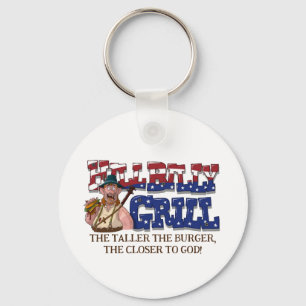 Fun HillBilly Grill Denmark Keychain! Keychain