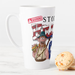 Fun HillBilly Grill Denmark Latte Mug!  Mug