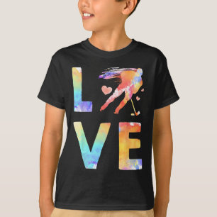 Fun Hockey Design For Kids Men Women Ice Hockey Pl T-Shirt