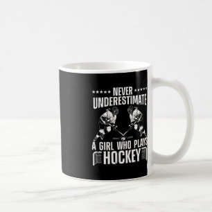 Fun Hockey For Women Girls Ice Hockey Player Hocke Coffee Mug
