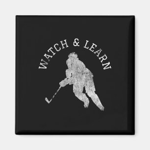 Fun Hockey Player Expertise Bragging Magnet
