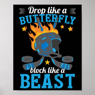 Fun Hockey Player  Ice Hockey Lover Coach Poster
