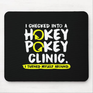 Fun Hokey Pokey Clinic Hockey Pokey Gift Mouse Pad