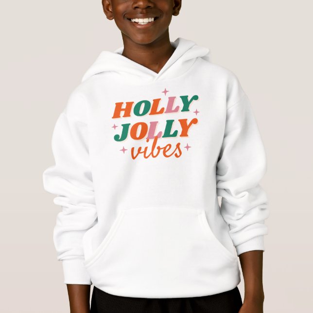 Fun Holly Jolly Vibes Design de Noël (Devant)