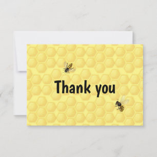 Fun Honey Bee Apiary Hive Thank You