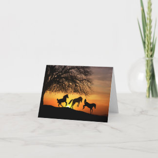 Fun Horse Art Note Card