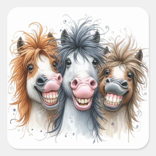 Fun Horse Stickers (Front)
