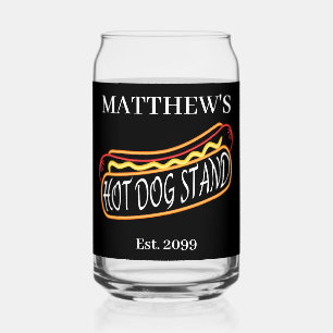 Fun Hot Dog Stand Drinkware Soda Tumblers Glasses