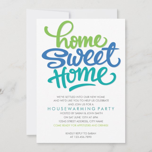 Fun Housewarming Party Invitation (Front)