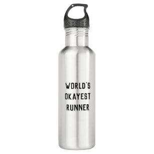 Fun Humour World's Okayest Runner Modern Type 710 Ml Water Bottle