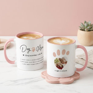Fun Humourous Dog Mom Personalized Definition Phot Mug