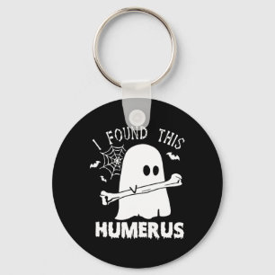Fun I Found This Humerus Boo Ghost Halloween Costu Keychain