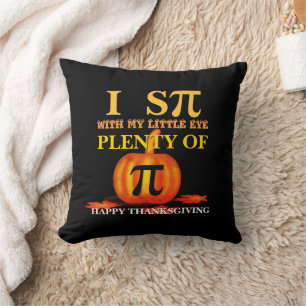 Fun I SPY PUMPKIN PIE Thanksgiving Throw Pillow