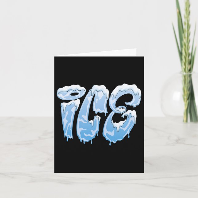 Fun Ice And Fire Costume Halloween Family Matching Card (Front)