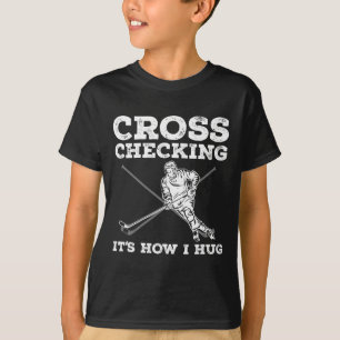Fun Ice Hockey Art For Men Women Kids Ice Hockey L T-Shirt