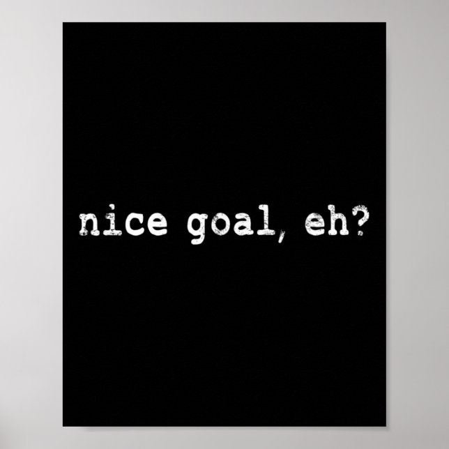 Fun Ice Hockey - Nice Goal Poster (Front)