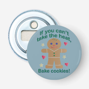 Fun "If You Can't Take the Heat" Gingerbread Man Bottle Opener