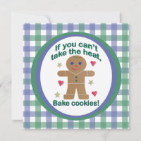 Fun "If You Can't Take the Heat" Gingerbread Man