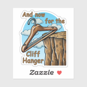 Fun Image of Cliff Hanger with Playful Wordplay