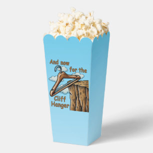 Fun Image of Cliff Hanger with Playful Wordplay Favor Box