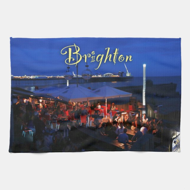 Fun in Brighton! Kitchen Towel (Horizontal)