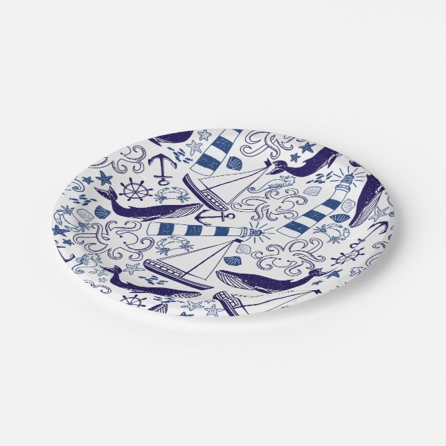 Fun in the Sea Paper Plate (Angled)