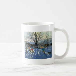 Fun in the snow Tideswell Derbyshire Coffee Mug