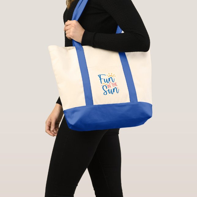 Fun in the Sun – Beach Tote Bag for Summer Days (Front (Product))