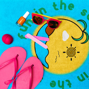 Fun in the Sun Custom Beach Towel