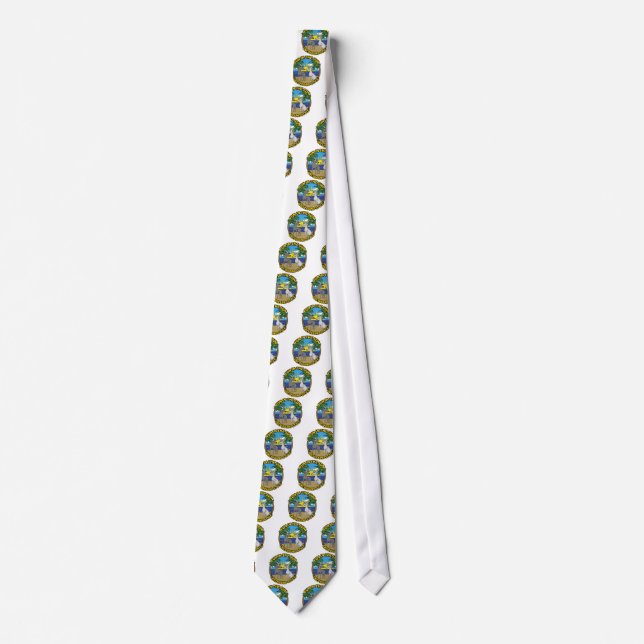 FUN IN THE SUN GREYHOUND STYLE TIE (Front)