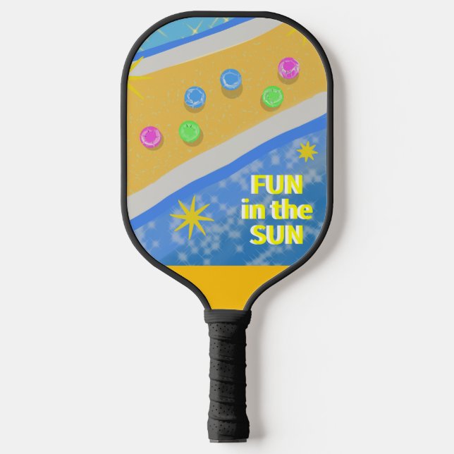 Fun in the Sun Personalized Pickleball Paddle (Front)
