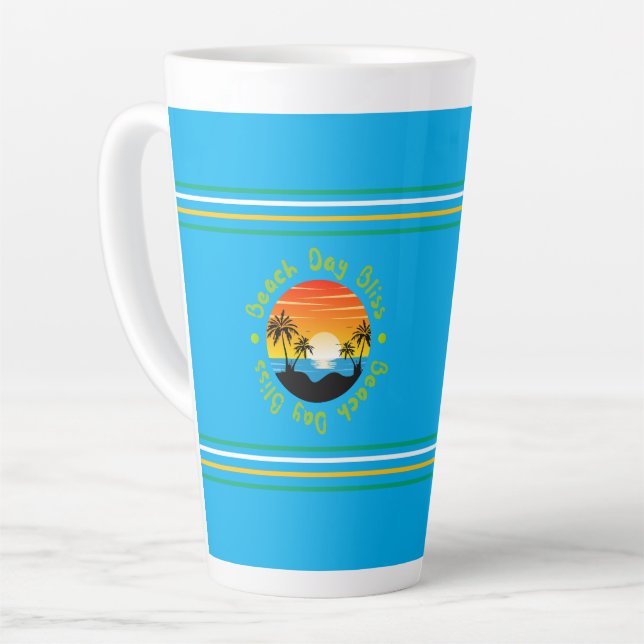 Fun in the Sun Personalized Summer Coffee Mug (Left Angle)